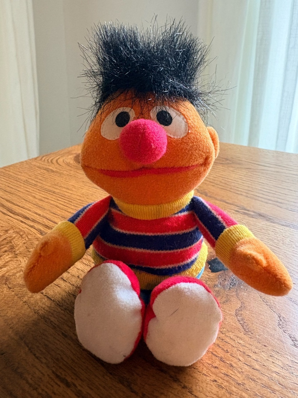 VTG 1997 TYCO/Mattel Ernie stuffed doll Sesame Street stuffie- 9 inches